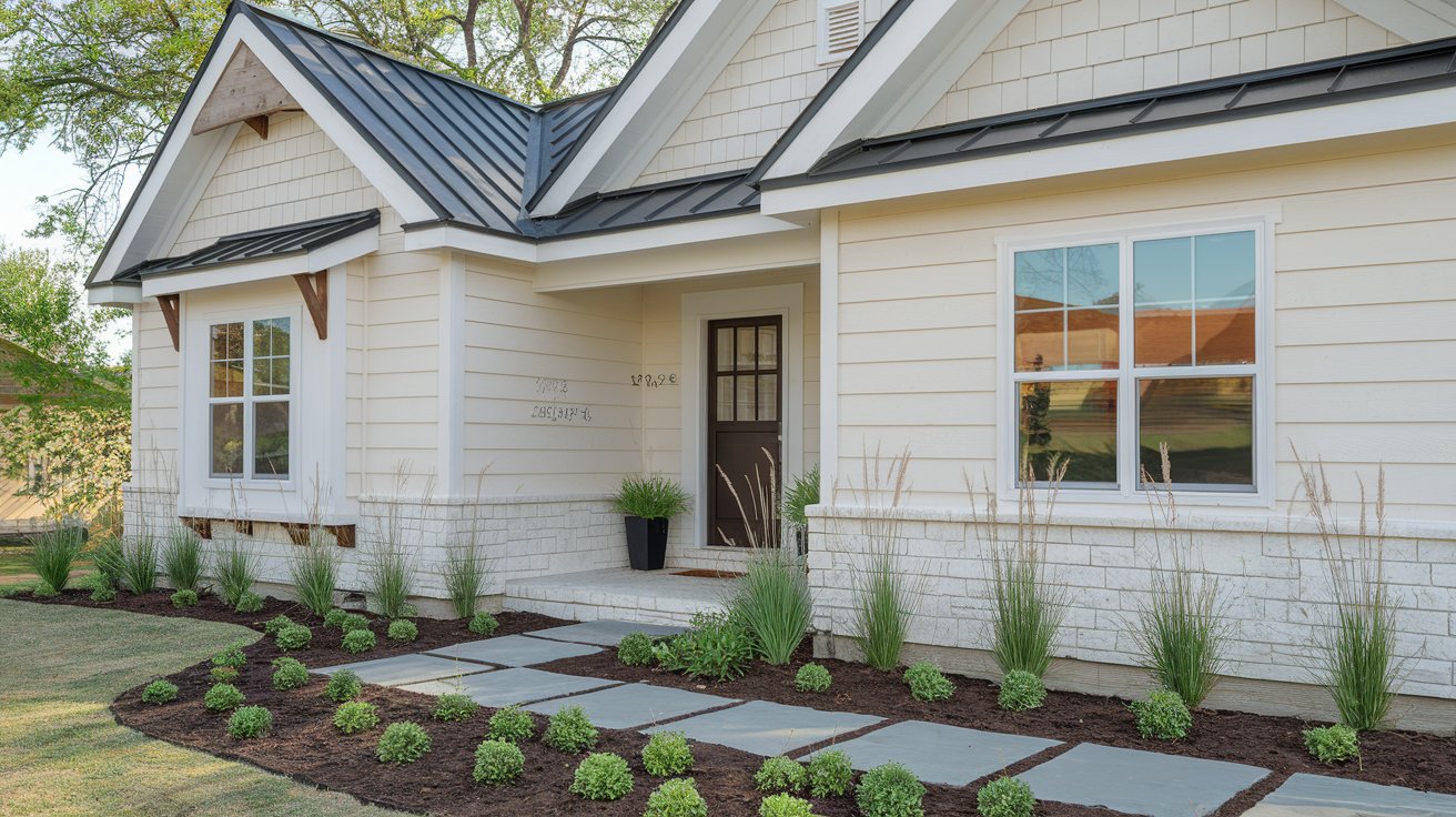 Exterior home painted in Broken Arrow, OK